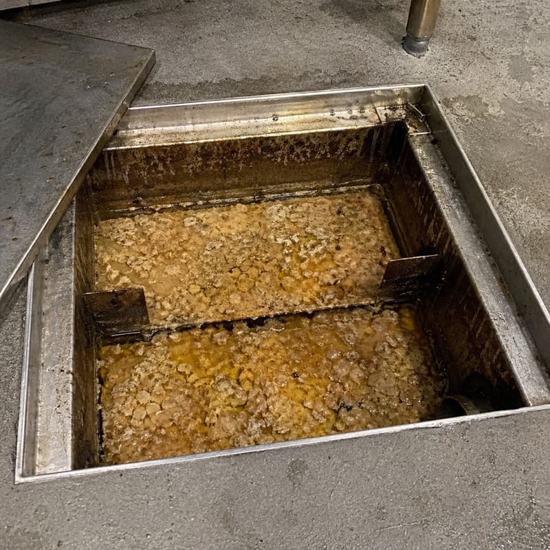 Sample before service photo from a real GreaseGrid proof packet